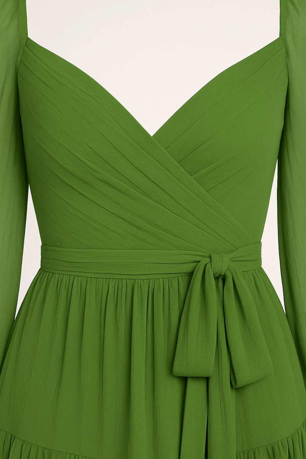 Delia | Rozkloszowana mini sukienka z dzielonymi rękawami 2