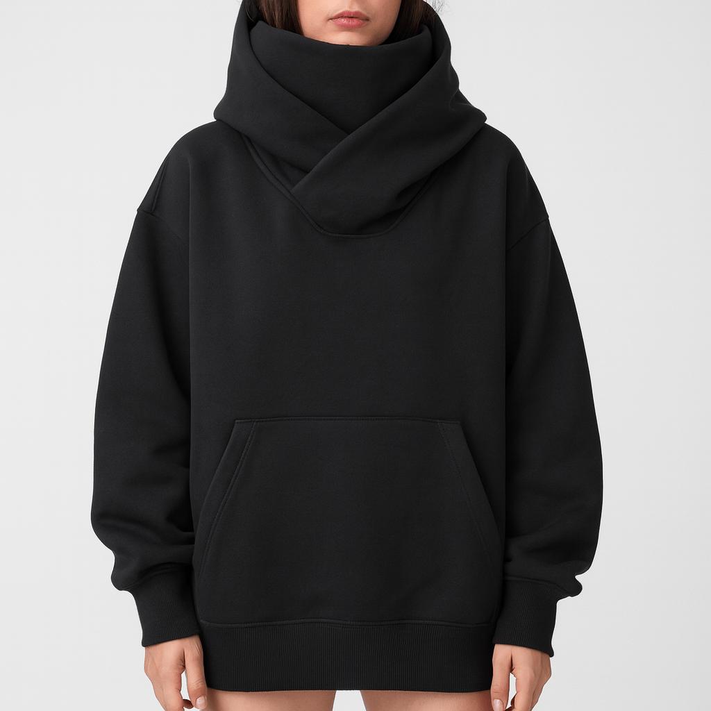 Bluza z kapturem oversize