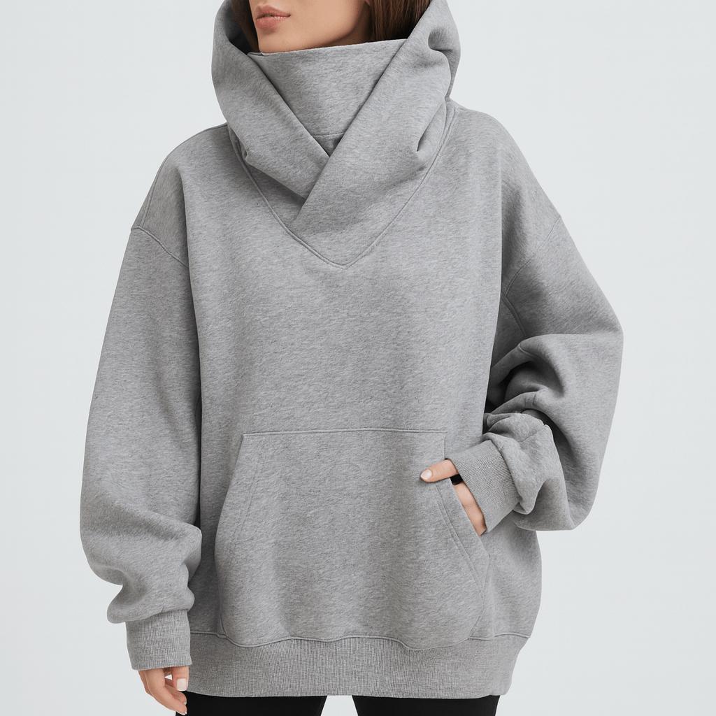 Bluza z kapturem oversize