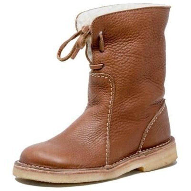 Buty zimowe z podszewką Shearling