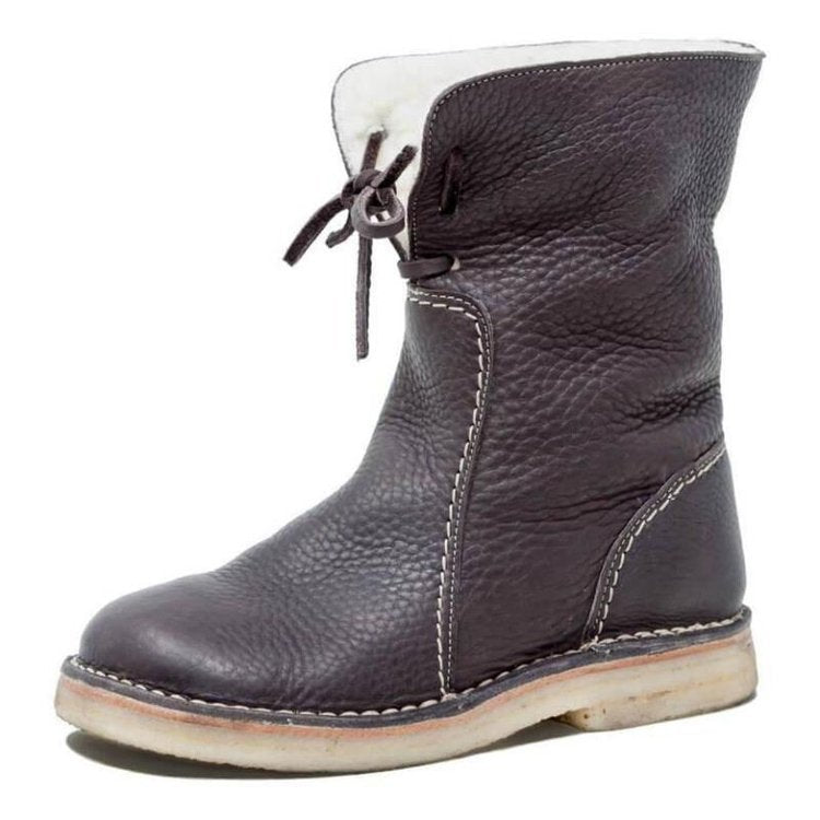 Buty zimowe z podszewką Shearling