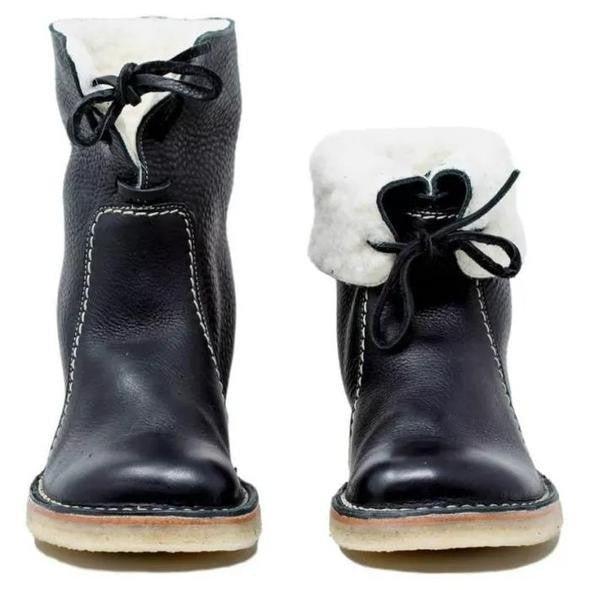 Buty zimowe z podszewką Shearling