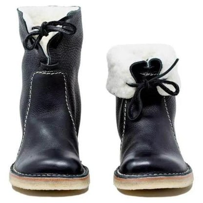 Buty zimowe z podszewką Shearling