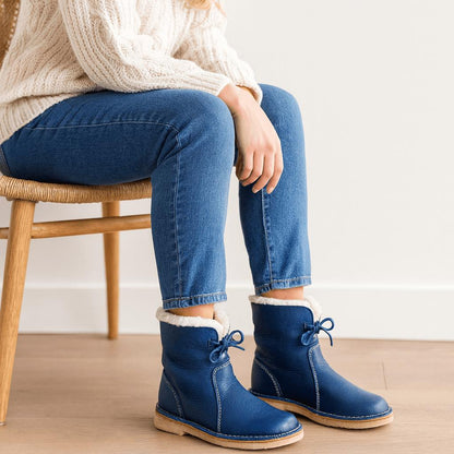 Buty zimowe z podszewką Shearling