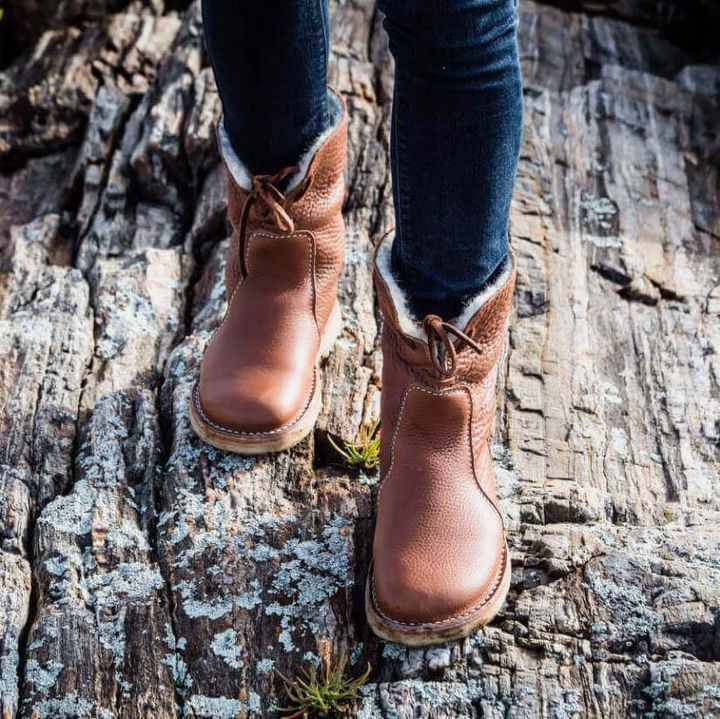 Buty zimowe z podszewką Shearling