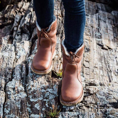 Buty zimowe z podszewką Shearling