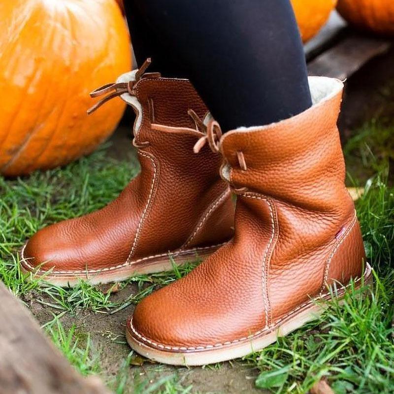Buty zimowe z podszewką Shearling