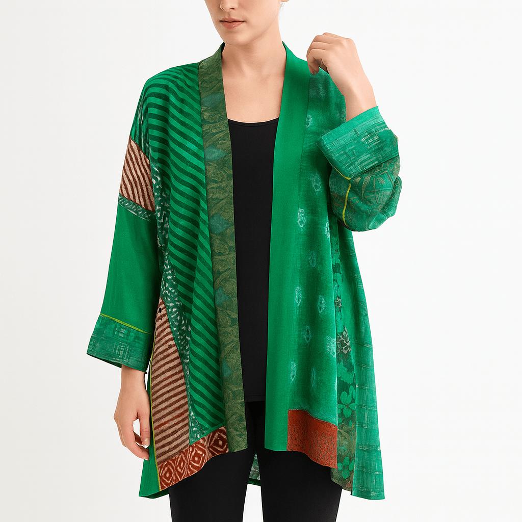 Patchworkowy Kardigan Kimono