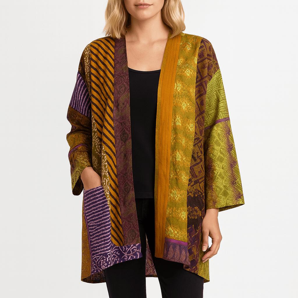 Patchworkowy Kardigan Kimono