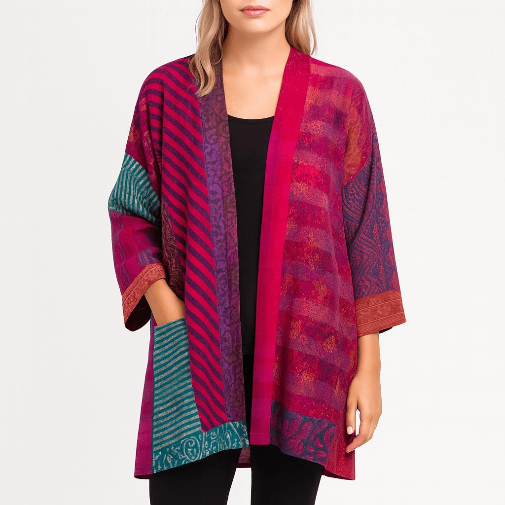 Patchworkowy Kardigan Kimono